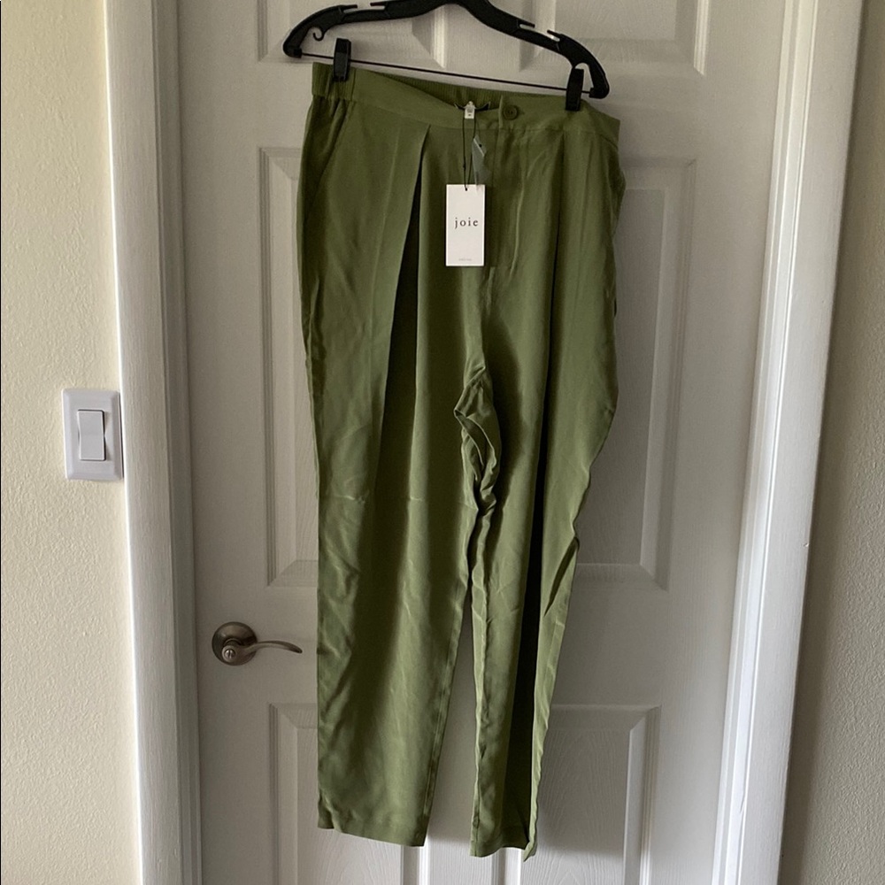 Joie silk Olive Green Pants